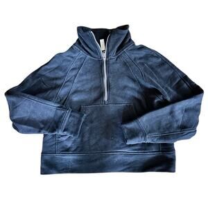 2 for $15 😍 1/4 Zip Cropped Sweatshirt – Black – Size S – EUC